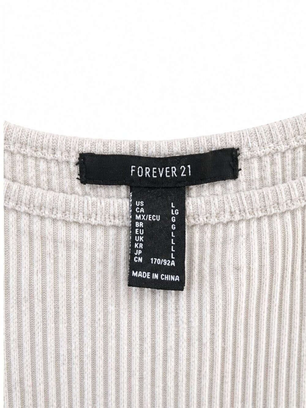 Forever 21 Ribbed Crop Tank Top - Picture 3 of 3